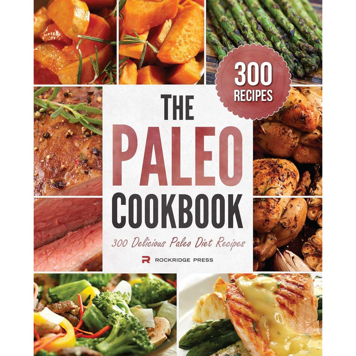 Tom Kerridge Cooks Britain  (HB) , 7 Ways: Easy Ideas for Your Favourite Ingredients  (HB),  The Paleo Cookbook: 300 Delicious Paleo Diet Recipes 3 Books Set - The Book Bundle