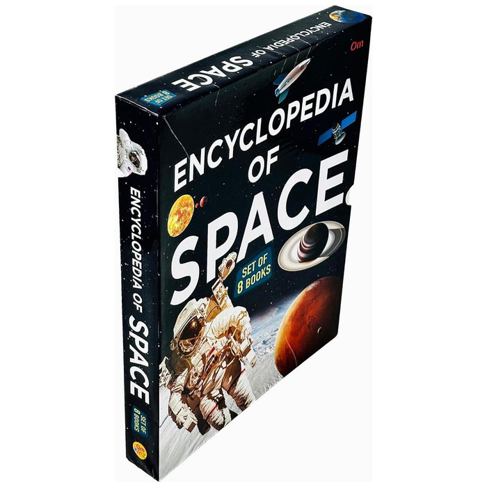 Encyclopedia Of Space Set Of 8 Books (Space, Our Universe, Planets, Milky Way, Satellites)