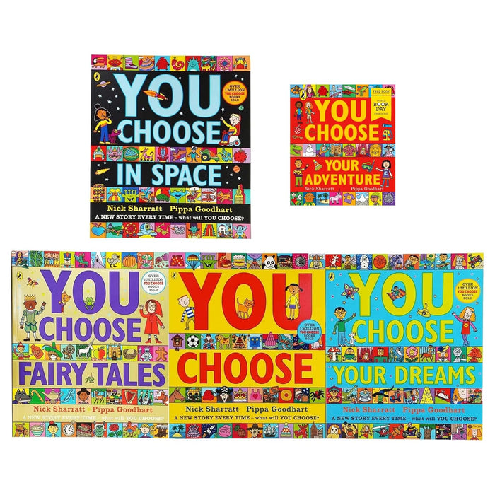 You Choose Series with World Book Day 2023: 5 Books Collection Set (You Choose, You Choose in Space)