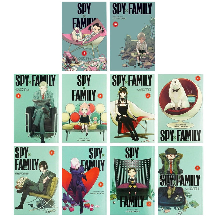 Spy x Family 10 Books Collection Set by Tatsuya Endo (Volume 1-10)