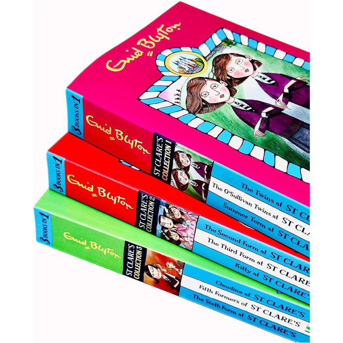 Enid Blyton St Clares Collection 3 Books Set (9 Stories in 3 Books)