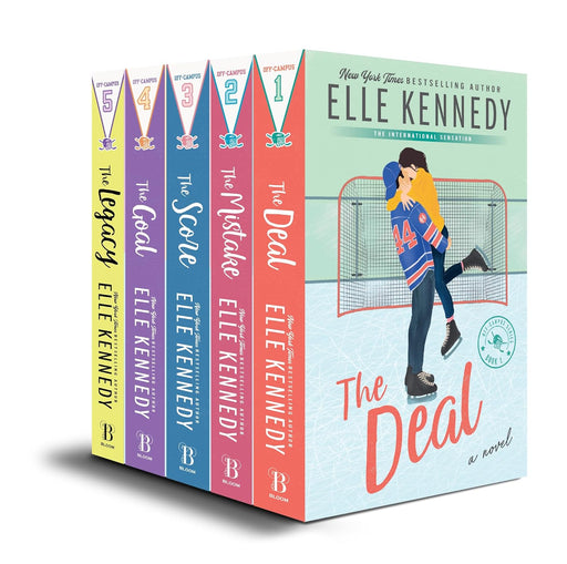 Off-Campus Series Books 1 -5 Collection Set by Elle Kennedy (The Deal, The Mistake) - The Book Bundle