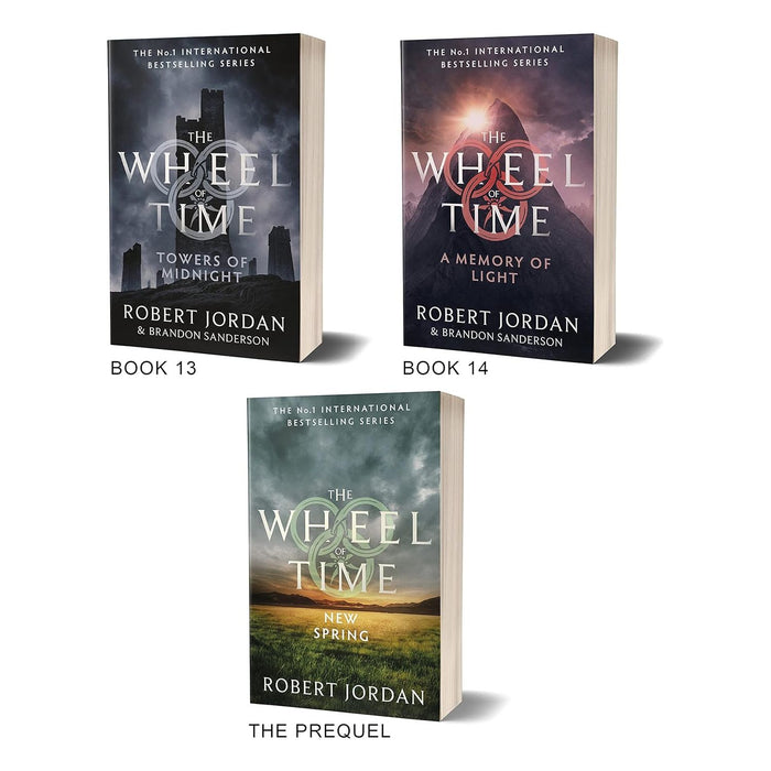 The Wheel of Time Box Set 5: Books 13, 14 & prequel (Towers of Midnight, A Memory of Light, New Spring) - The Book Bundle