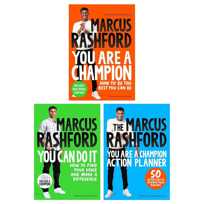 Marcus Rashford 3 Books Collection Set (You Are a Champion)