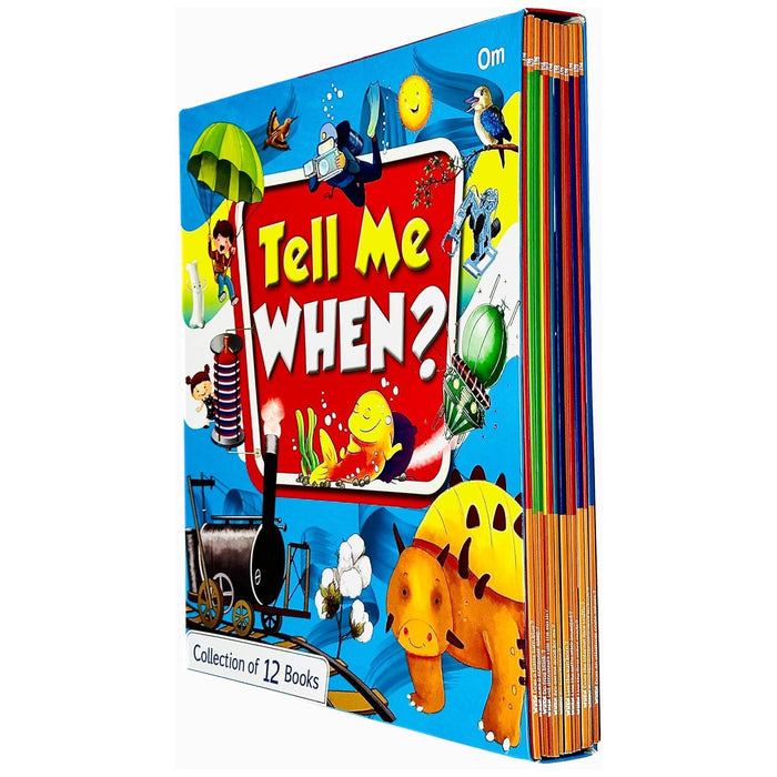 Tell Me When? Collection of 12 Books (When Does A Flame Turn Blue?, Does a computer sleep?)