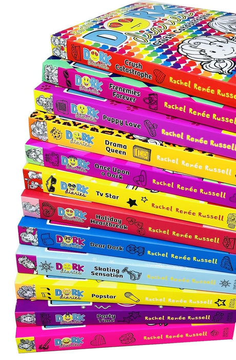 Dork Diaries Books 1 - 12 Collection Set by Rachel Renee Russell