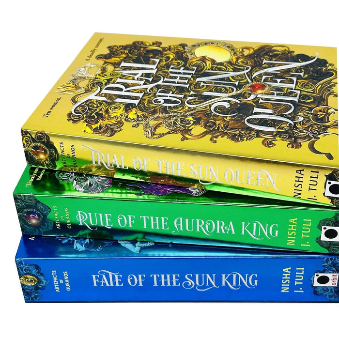 Artefacts of Ouranos Series 3 Books Collection Set By Nisha J. Tuli (Trial of the Sun Queen