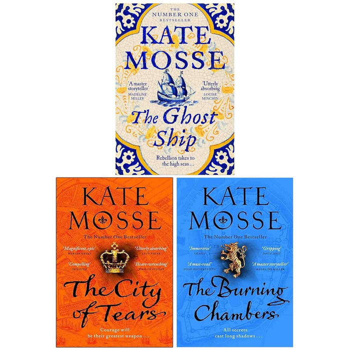 The Joubert Family Chronicles Collection 3 Books Set By Kate Mosse (The City of Tears, The Burning Chambers & The Ghost Ship)