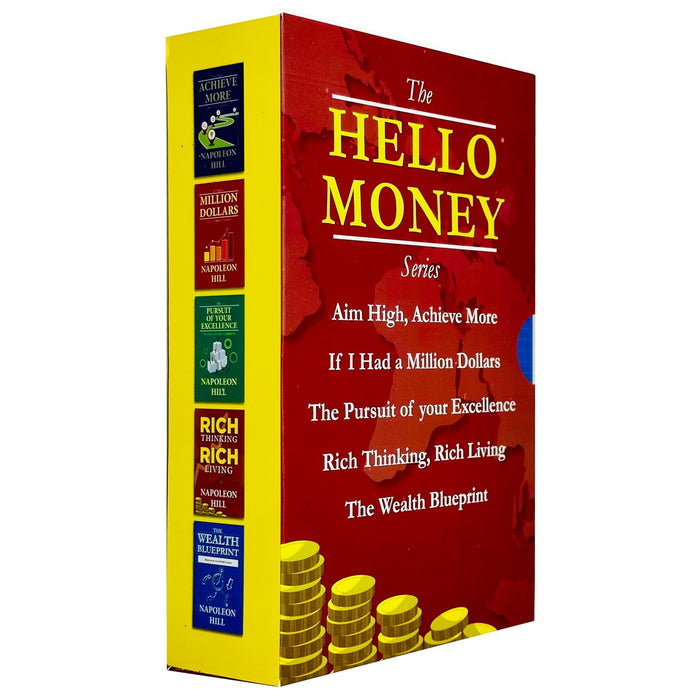 The Hello Money Series Collection 5 Books Set By Napoleon Hill (Aim High Achieve More)