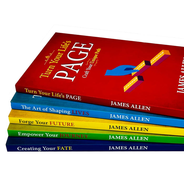 James Allen Collection 5 Books Set (Turn Your Life’s Page, The Art Of Shaping Lives)