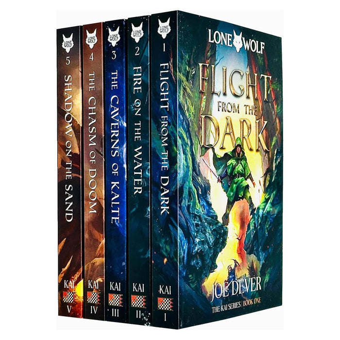 Lone Wolf Series Books 1 - 5 Collection Set by Joe Dever (Flight from the Dark & More...)