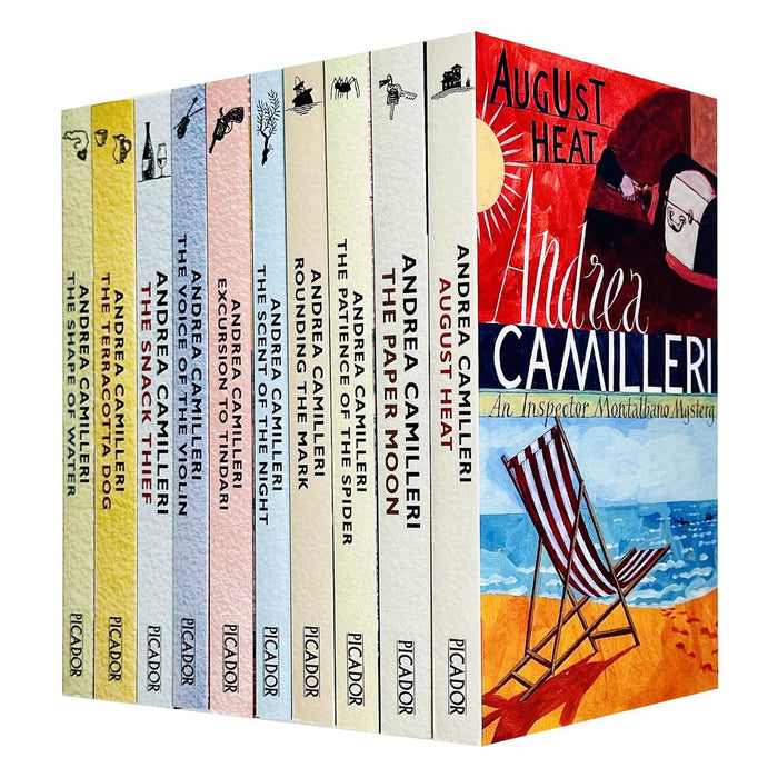 Inspector Montalbano Mysteries Series Books 1 - 10 by Andrea Camilleri