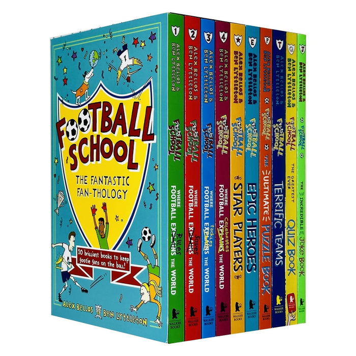 Football School The Fantastic Fan-Thology 10 Books Collection Box Set By Alex Bellos & Ben Lyttleton