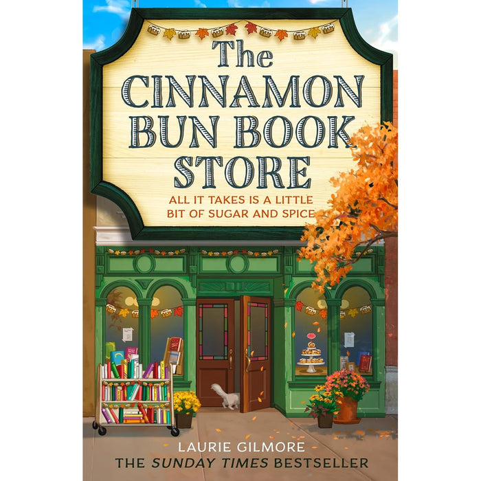 Dream Harbor Series 3 Books Collection Set By Laurie Gilmore (The Cinnamon Bun Book Store & The Pumpkin Spice Café, The Christmas Tree Farm)