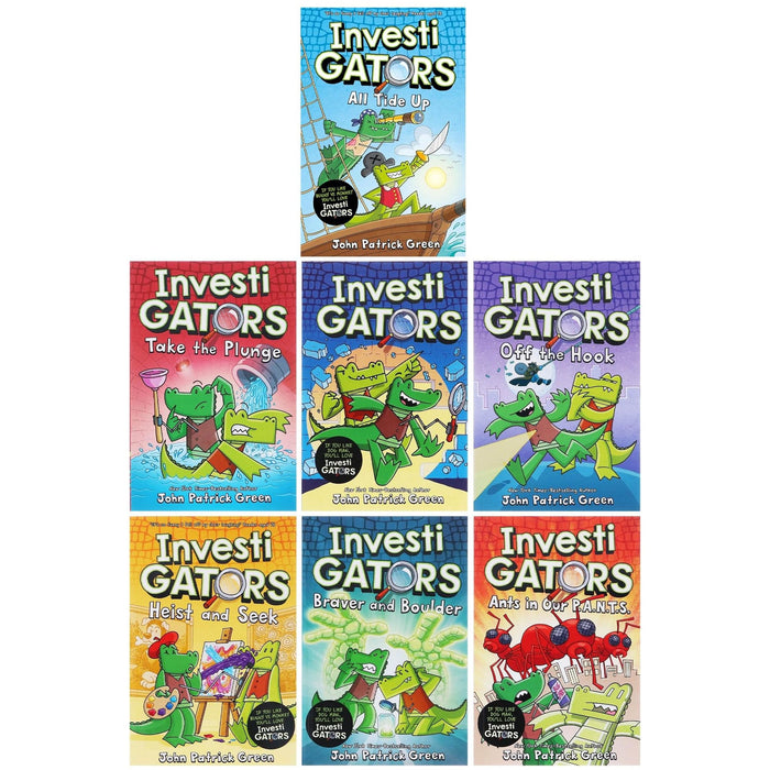 InvestiGators 7 Books Collection Set (InvestiGators, Take the Plunge, Off the Hook, Ants in Our P.A.N.T.S, Braver and Boulder, Heist and Seek and All Tide Up)