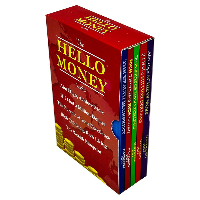 The Hello Money Series Collection 5 Books Set By Napoleon Hill (Aim High Achieve More)