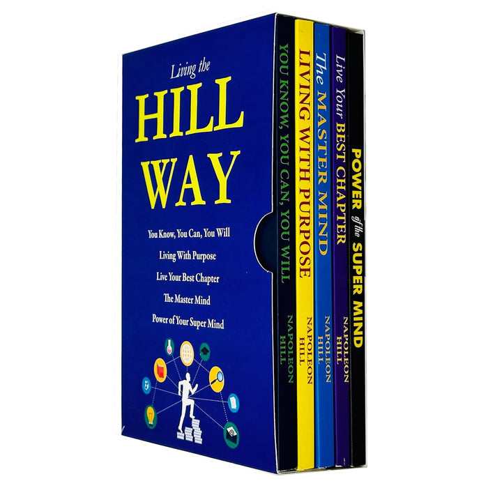 Living the Hill Way Collection 5 Books Set By Napoleon Hill (Power of the Super Mind)