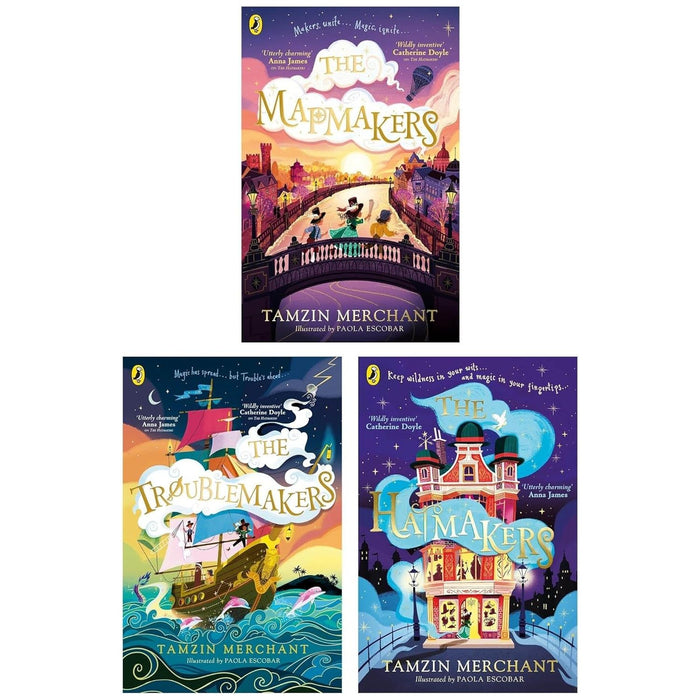 The Hatmakers Series 3 Books Collection Set (The Hatmakers, The Mapmakers & The Troublemakers)