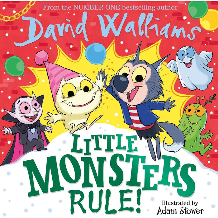 David Walliams Collection 2 Books Set (Little Monsters Rule! & Little Monsters)