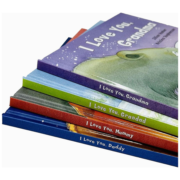 Jillian Harker Collection 4 Books Set (I Love You Grandad, I Love You Grandma, I Love You Mummy, I Love You Daddy)