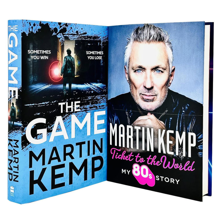 Martin Kemp Collection 2 Books Set (The Game & Ticket to the World)