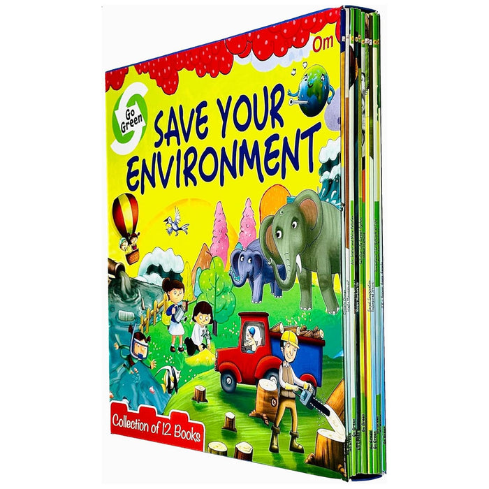 Save Your Environment collection of 12 books (Climate Change, Waste Management, Air Water and Noise)