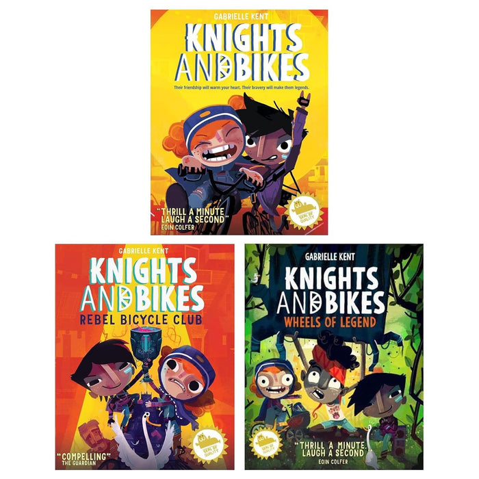 Knights & Bikes Series by Gabrielle Kent 3 Books Collection Set (Knights and Bikes)