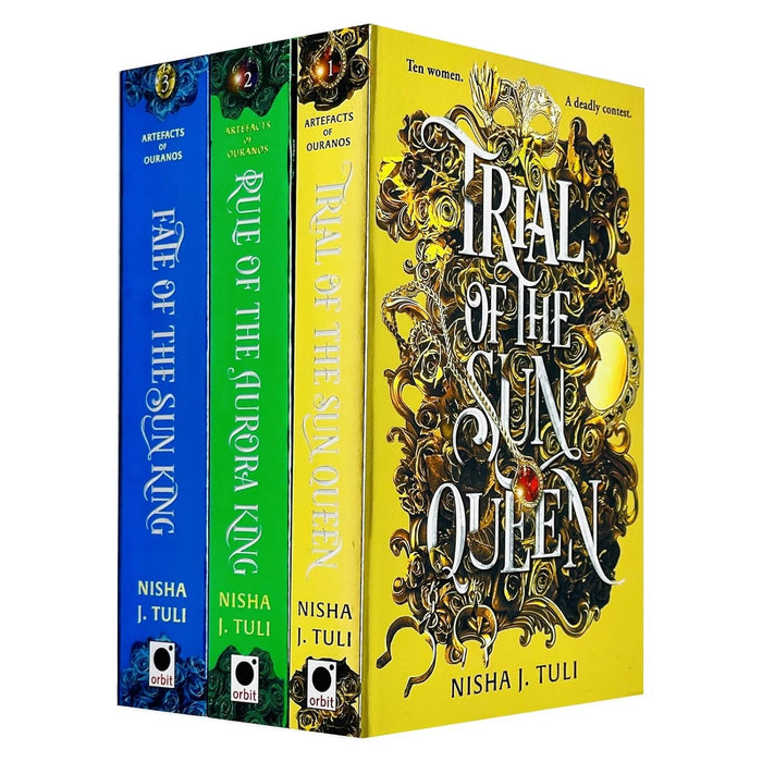 Artefacts of Ouranos Series 3 Books Collection Set By Nisha J. Tuli (Trial of the Sun Queen