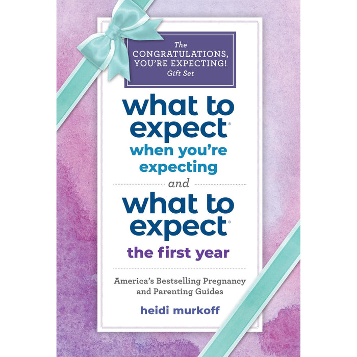 What to Expect: The Congratulations, You're Expecting! 2 books Gift Set New: (Includes What to Expect When You're Expecting and What to Expect the First Year)