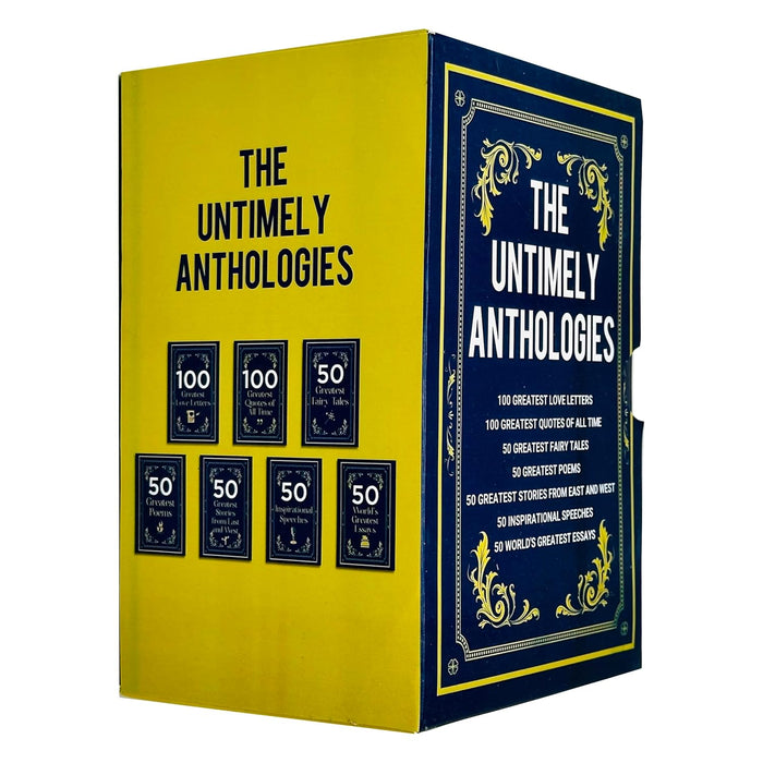 The Untimely Anthologies 7 Books Collection Set (50 World’s Greatest Essays)