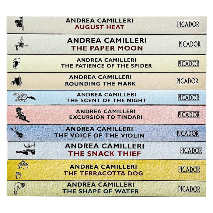 Inspector Montalbano Mysteries Series Books 1 - 10 by Andrea Camilleri