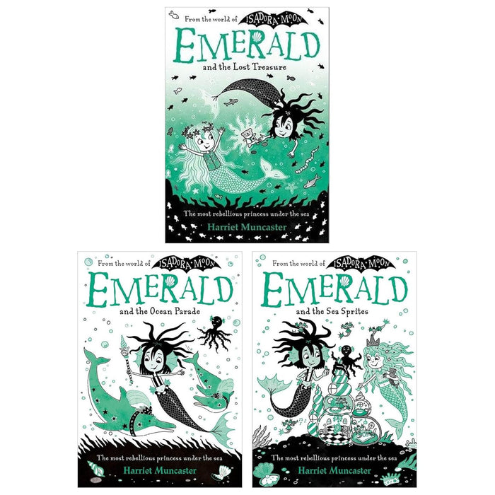 Emerald Series (World Of Isadora Moon) 3 Books Collection Set (Emerald and the Ocean Parade)