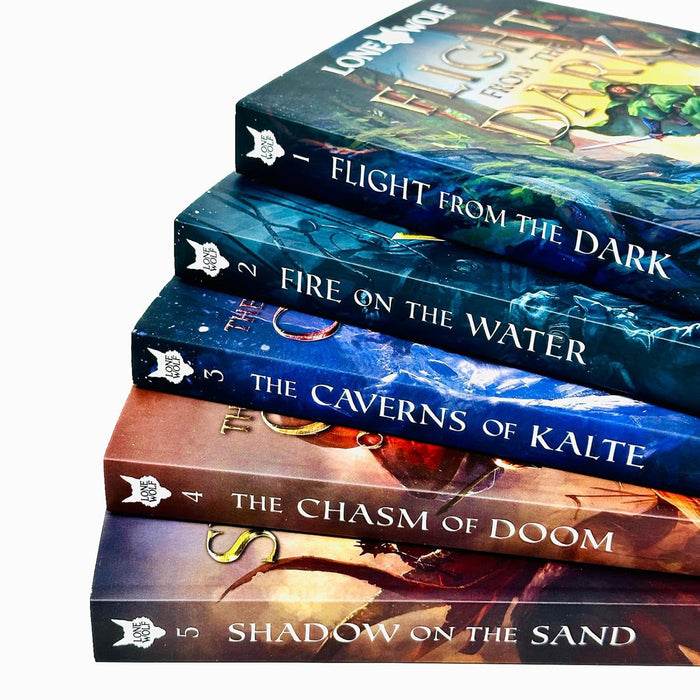 Lone Wolf Series Books 1 - 5 Collection Set by Joe Dever (Flight from the Dark & More...)