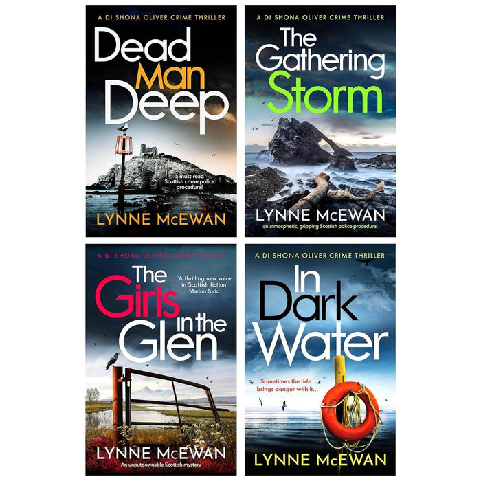 Detective Shona Oliver Series 4 Books Collection Set (In Dark Water, Dead Man Deep)