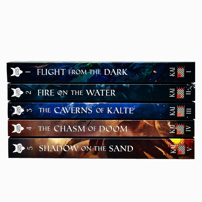 Lone Wolf Series Books 1 - 5 Collection Set by Joe Dever (Flight from the Dark & More...)