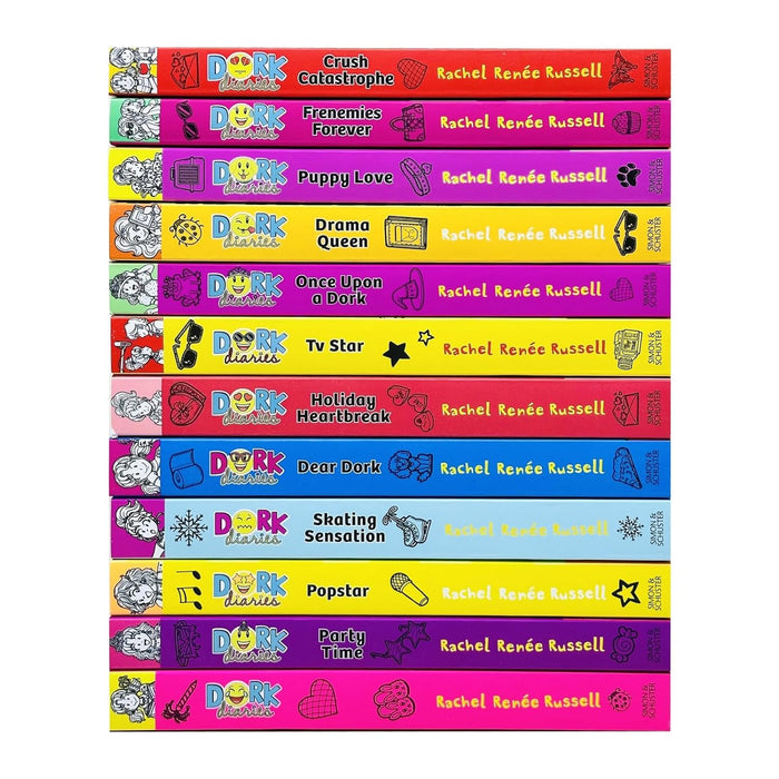 Dork Diaries Books 1 - 12 Collection Set by Rachel Renee Russell