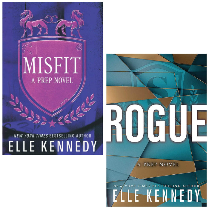 Prep Series by Elle Kennedy: 2 Books Collection Set (Misfit, Rogue)