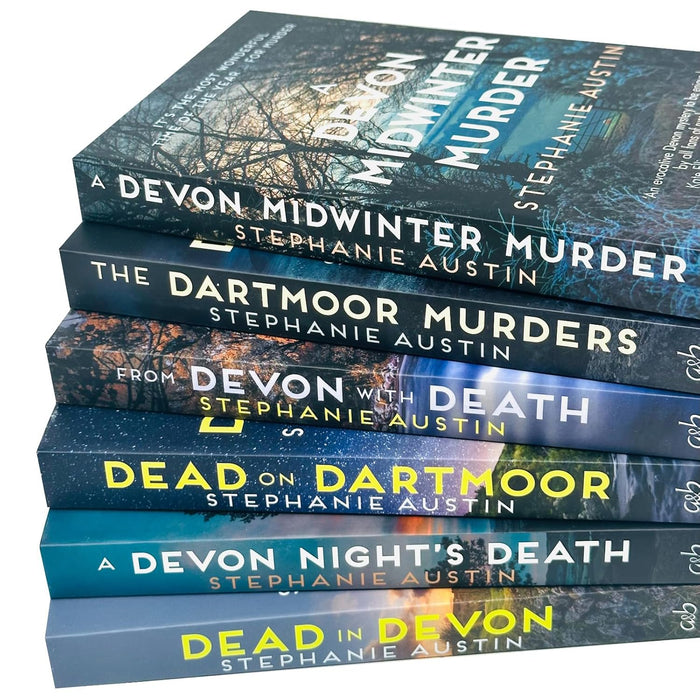 Stephanie Austin Devon Mysteries 6 Books Collection Set (A Devon Midwinter Murder)