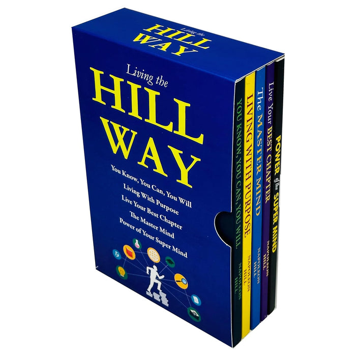 Living the Hill Way Collection 5 Books Set By Napoleon Hill (Power of the Super Mind)