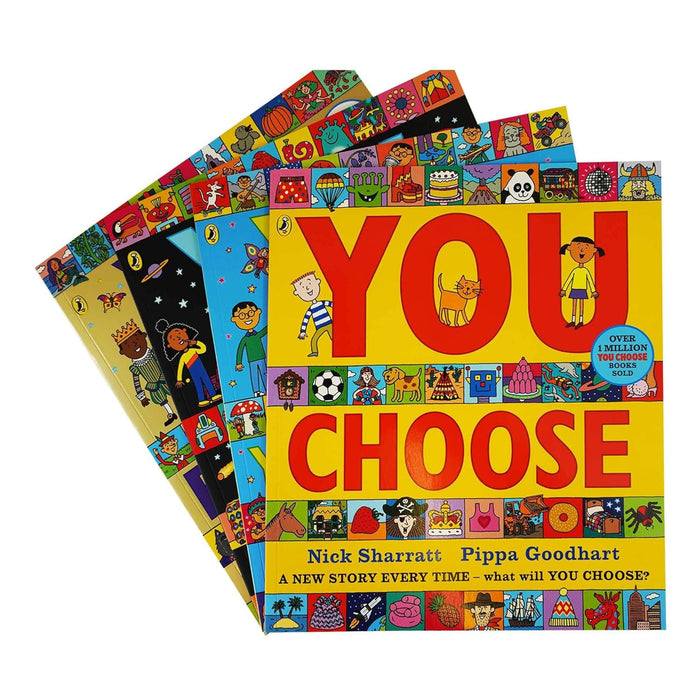 You Choose Series 4 Books Children's Collection Set (You Choose, You Choose in Space, You Choose Your Dreams & You Choose Fairy Tales)