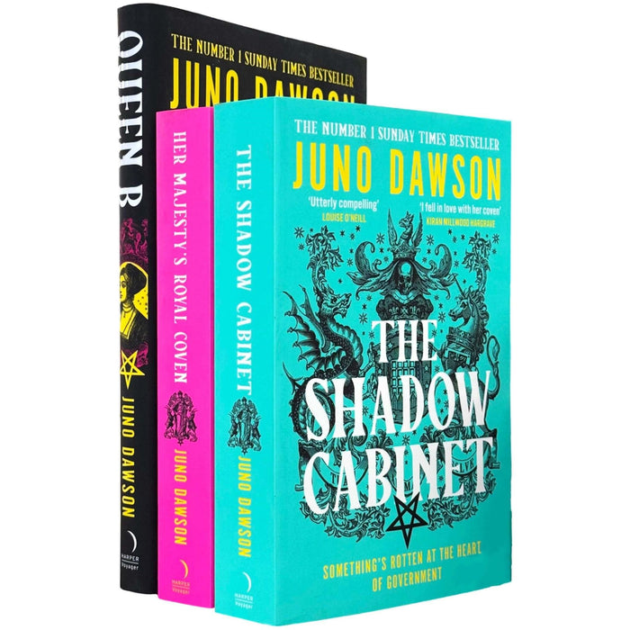 HMRC Series By Juno Dawson 3 Books Collection Set (Her Majesty's Royal Coven, The Shadow Cabinet and Queen B [Hardback])