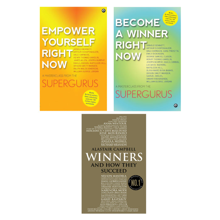 Empower Yourself Right Now , Become a Winner Right Now ,Winners: And How They Succeed 3 Books Set