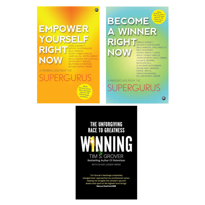 Empower Yourself Right Now , Become a Winner Right Now , Winning: The Unforgiving Race to Greatness  3 Books Set