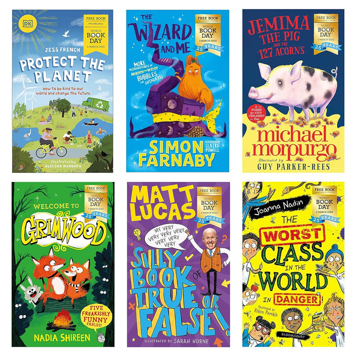 The World Book Day 2022 Childrens Early Learning Collection of 6 Books Set