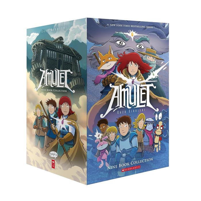 Amulet  9 Books Collection Box Set (Books 1 - 9) by Kazu Kibuishi