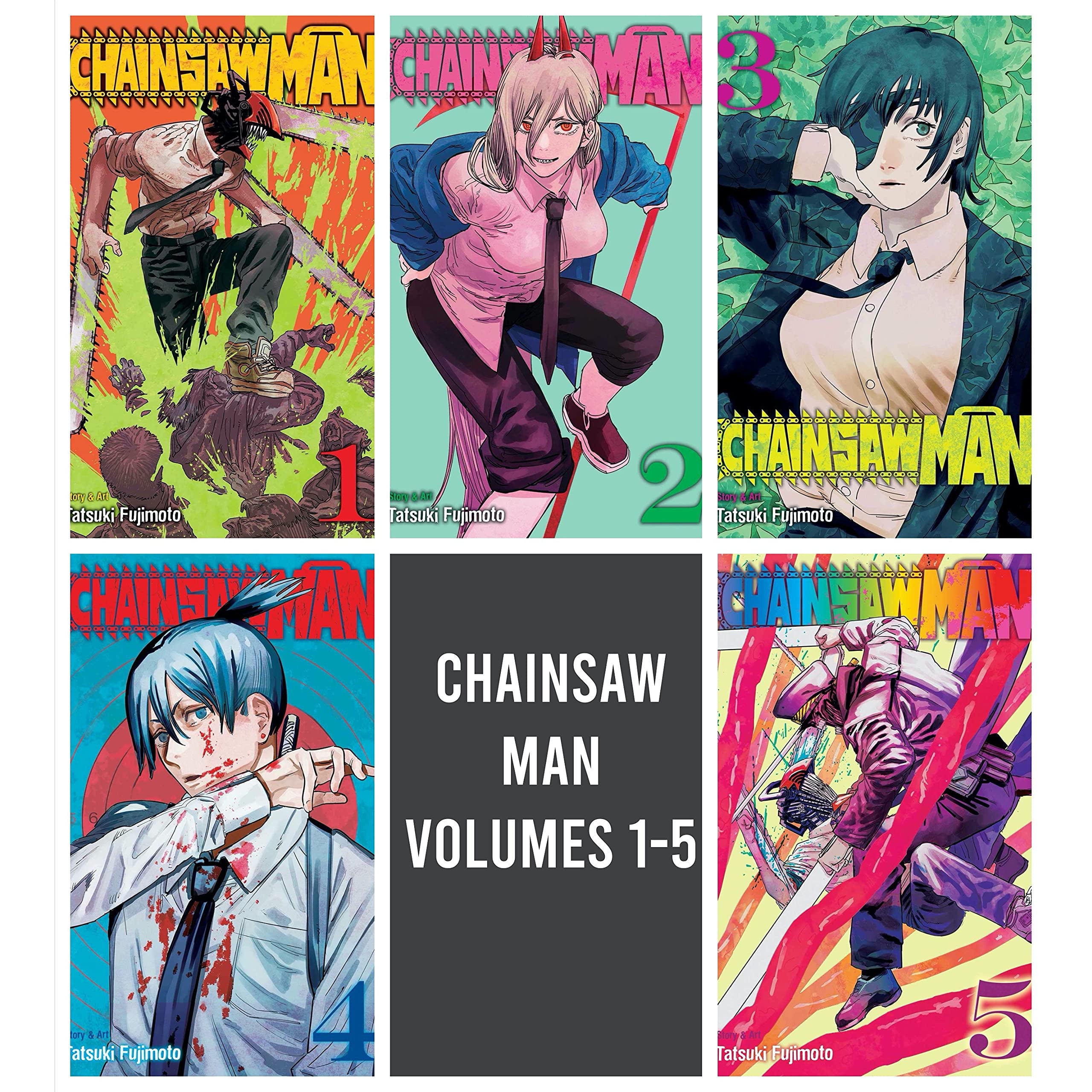 Chainsaw Man Collection set Volumes 1-5