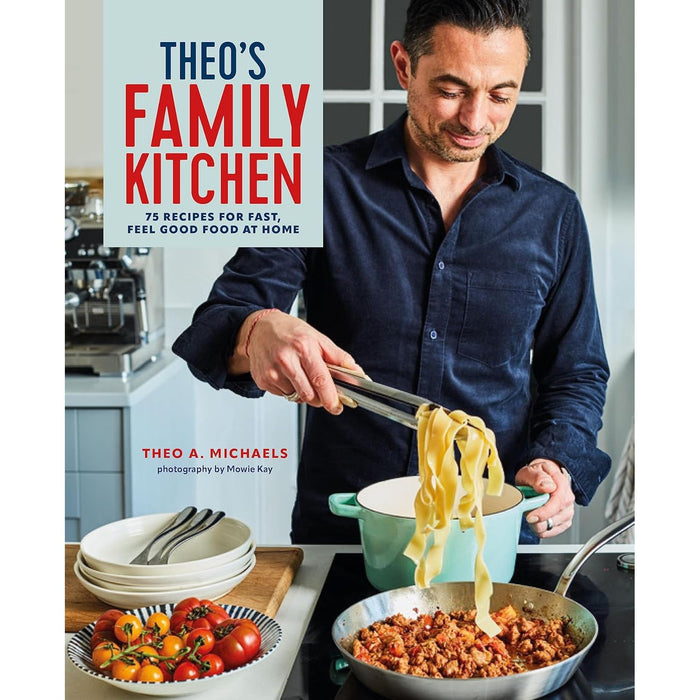 Theo’s Family Kitchen(HB), Nom Nom Italy In 5 Ingredients, Super Easy One Pound Family Meals & Nom Nom Chinese Takeaway In 5 Ingredients 4 Books Set