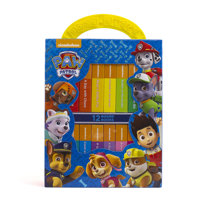 Nickelodeon Paw Patrol Skye, Marshall, Chase and More! - My First Library Board Book Block 12-Book Set - PI Kids: 12 Board Books