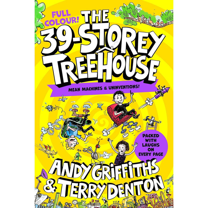 The 39-Storey Treehouse , The 13-Storey Treehouse & The 26-Storey Treehouse By Andy Griffiths and Terry Denton 3 Books Set