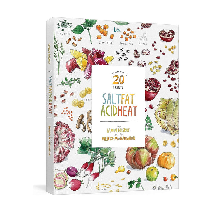 Samin Nosrat Salt Fat Acid Heat Collection 2 Books Set (Mastering the Elements of Good Cooking (HB))